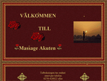 Tablet Screenshot of massageakuten.se
